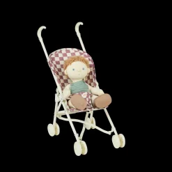 Olli Ella Sollie Stroller - Plum Check