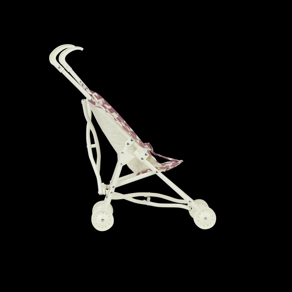 Olli Ella Sollie Stroller - Plum Check
